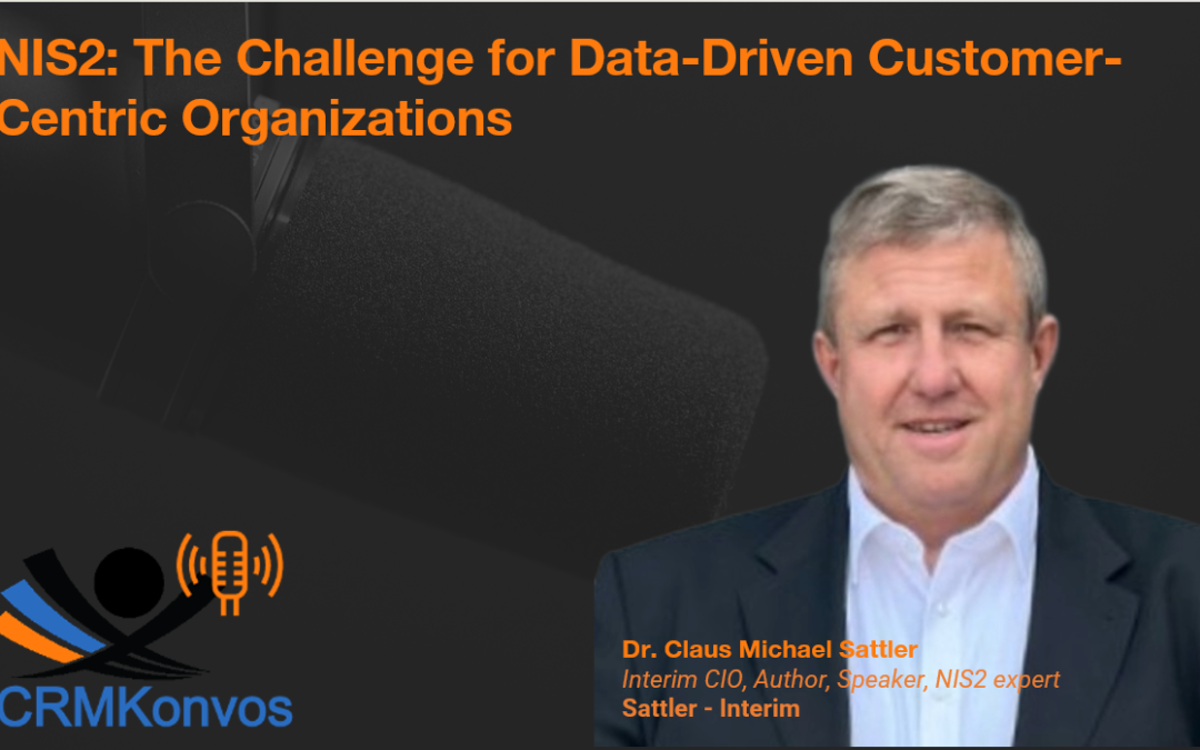 NIS2: The Challenge for Data-Driven Customer Centric Organizations; image credit: CRMKonvos