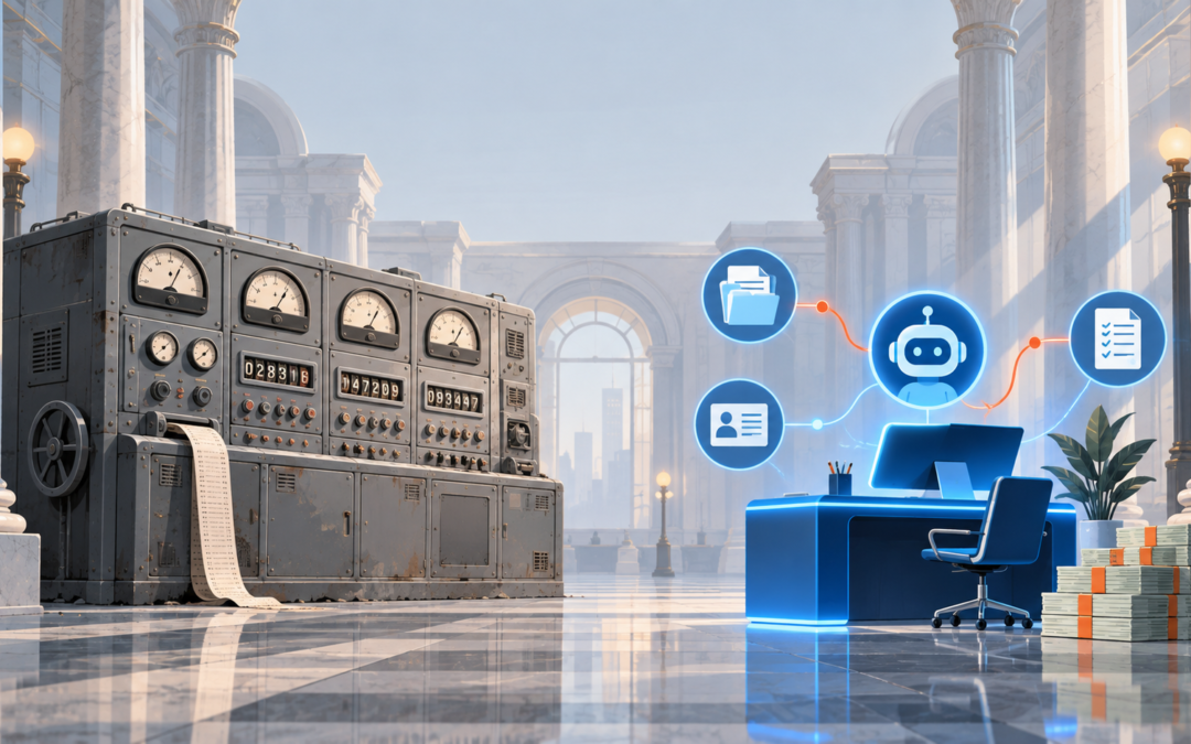 Creatio Bets $300M on Bank.AI: Pega, Your Move; image by TW with some help from Claude and ChatGPT