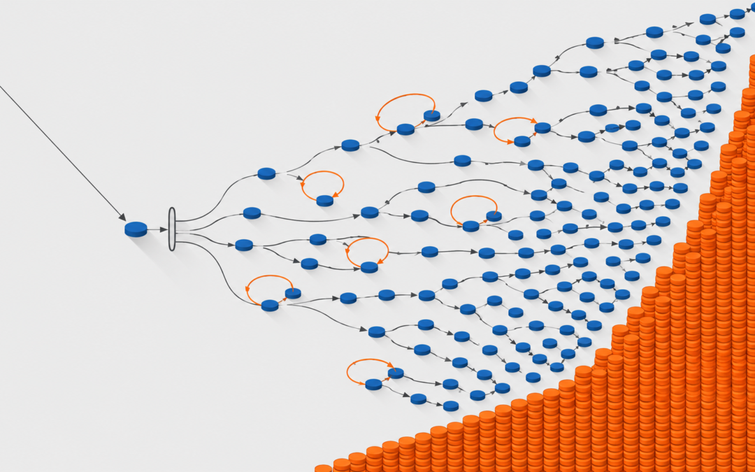 The Inference Paradox: Tokens Got 1,000x Cheaper and Your AI Bill Went Up; image by TW with some help from Claude and ChatGPT